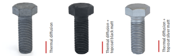 Thermission surface coating screws